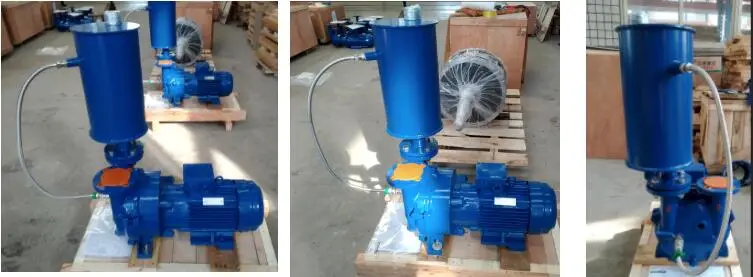 liquid ring vacuum pump with separator used in modern refinery plant.webp